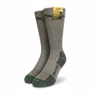 Drake Athletic Socks in Gray and Green